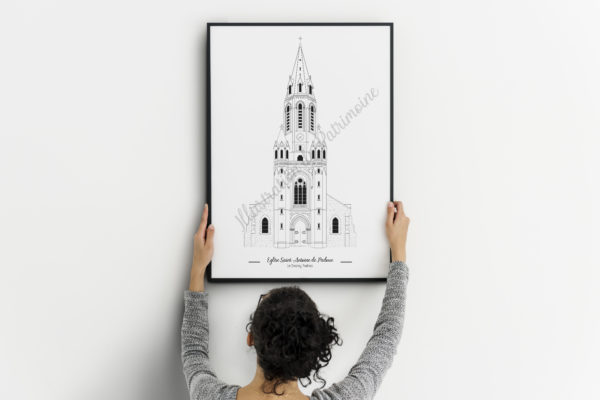 Eglise Saint Antoine de Padoue Le Chesnay Yvelines illustrationdepatrimoine