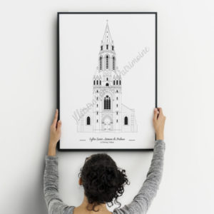 Eglise Saint Antoine de Padoue Le Chesnay Yvelines illustrationdepatrimoine