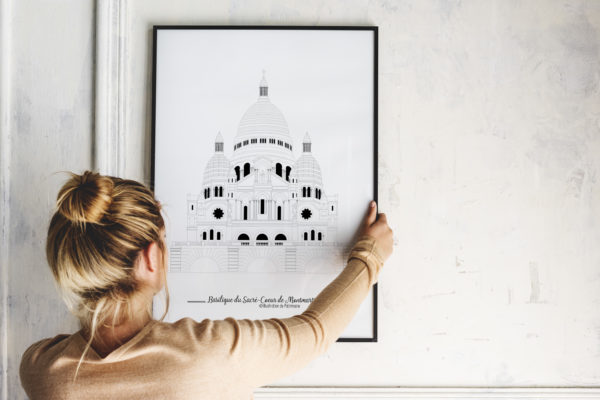 Basilique du Sacré Coeur de Montmartre - Illustration de patrimoine