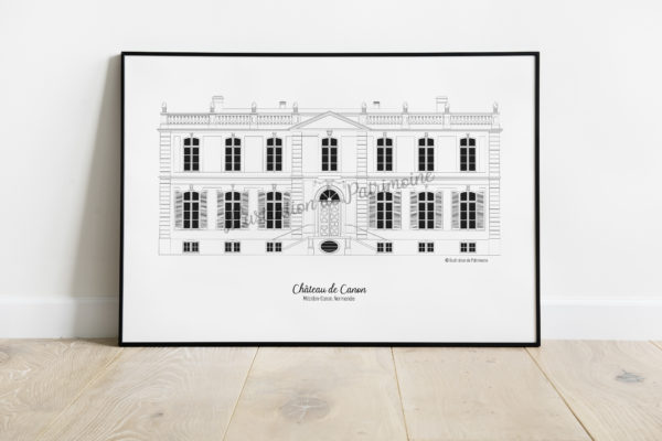 chateau-de-canon_normandie_illustrationdepatrimoine