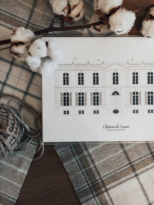 illustration de patrimoine chateau de canon normandie calvados