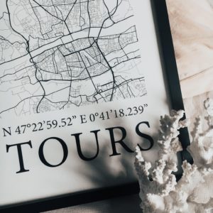 Carte urbaine –  format A4