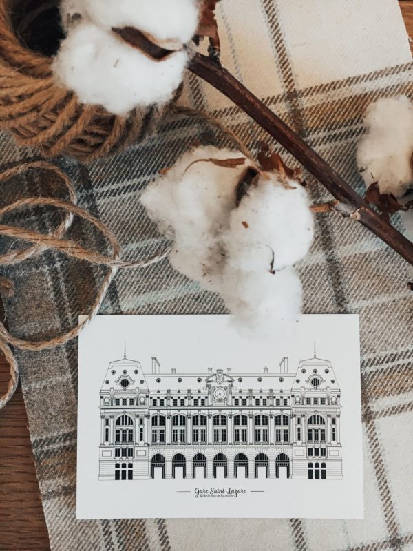 imagerie-parisienne-collection_illustration_patrimoine_monument_capitale_sncf_gare_st_lazare