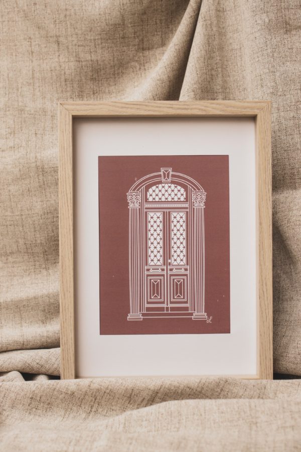 Illustration_de_patrimoine_collection_portes_coloris_framboise_jolies_portes