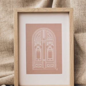 Illustration_de_patrimoine_collection_portes_coloris_rose_jolies_portes