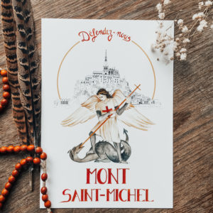 Illustration-de-Patrimoine-x-Atelier-de-lenfant-Jesus-Collaboration-_-Mont-St-Michle-abbaye-Saint-Michel-Arcange