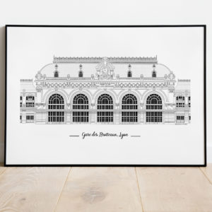 illustration-de-patrimoine-anne-vanrapenbusch-collection-imagerie-lyonnaise-gare-des-brotteaux-lyon