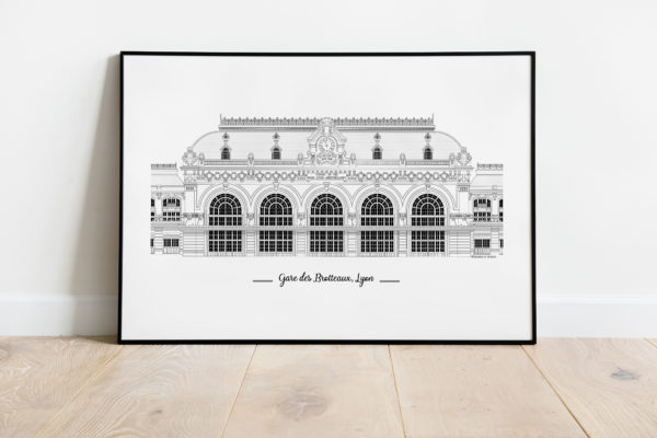 illustration-de-patrimoine-anne-vanrapenbusch-collection-imagerie-lyonnaise-gare-des-brotteaux-lyon