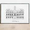 illustration-de-patrimoine-anne-vanrapenbusch-collection-imagerie-lyonnaise-hotel-de-ville-mairie-lyon