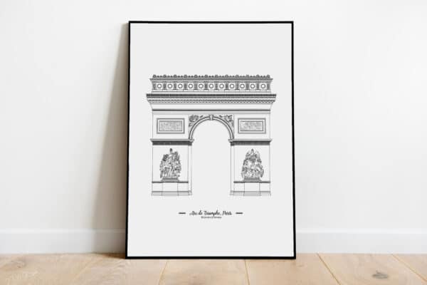 arc-de-triomphe-monument-parisien-paris-illustration-de-patrimoine-anne-vanrapenbusch
